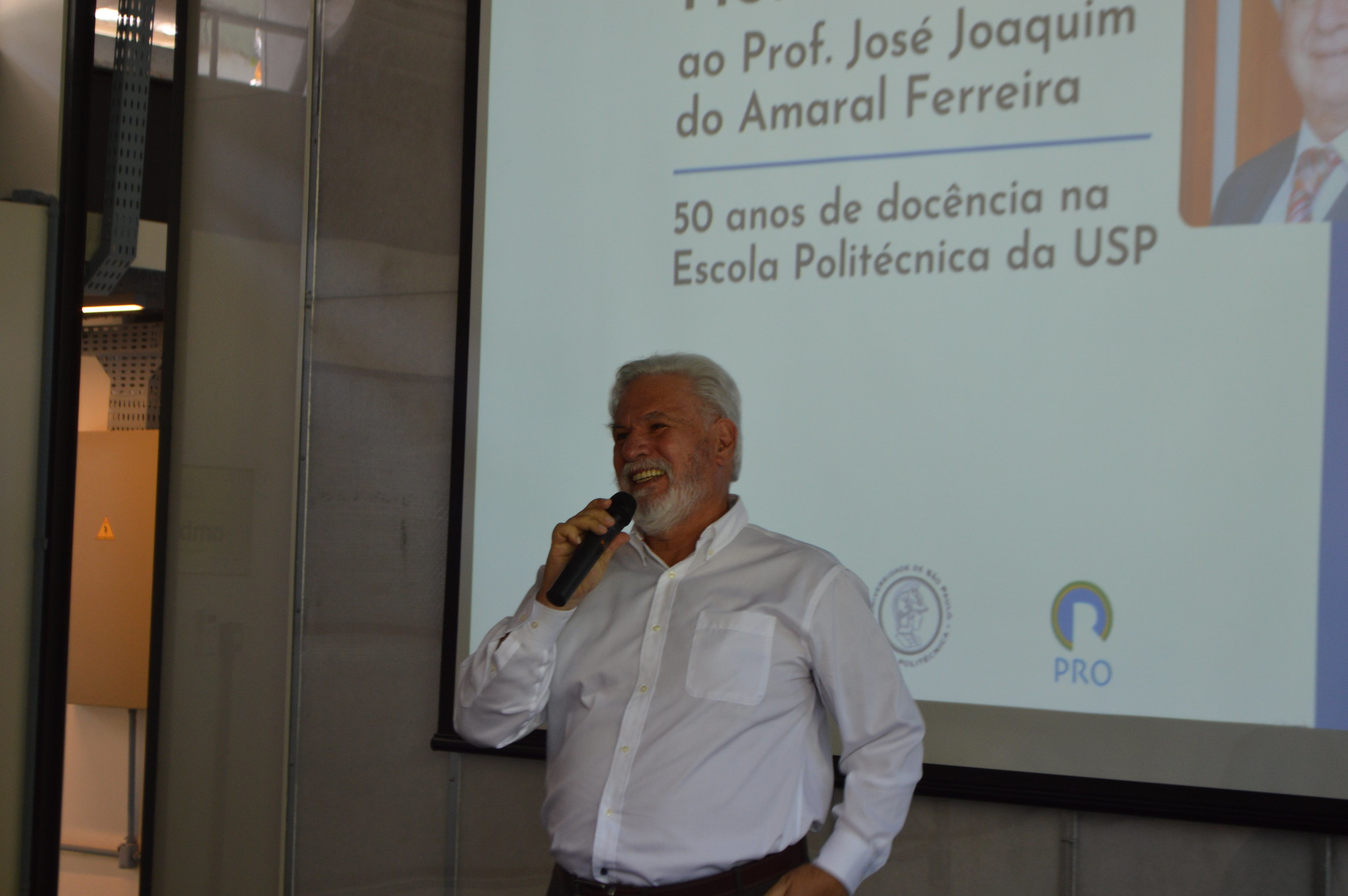 Departamento de Engenharia de Produção da Poli-USP homenageia professor José Joaquim do Amaral Ferreira