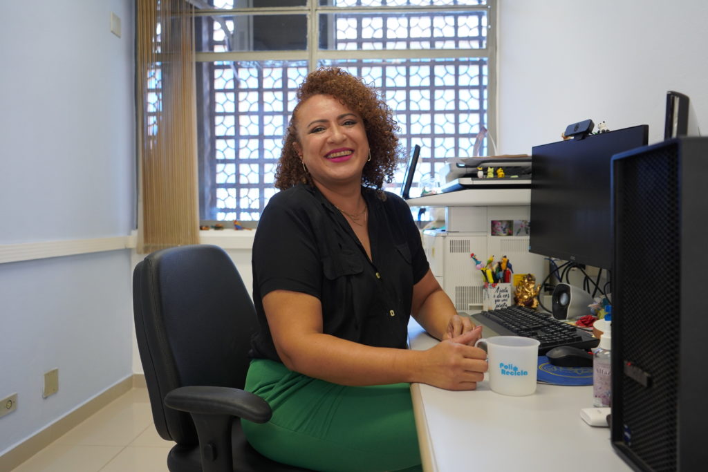 Camila Marinho, gestora do Poli Recicla, da Escola Politécnica da USP